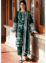 Georgette Green Party Wear Embroidery Work Pakistani Suit
